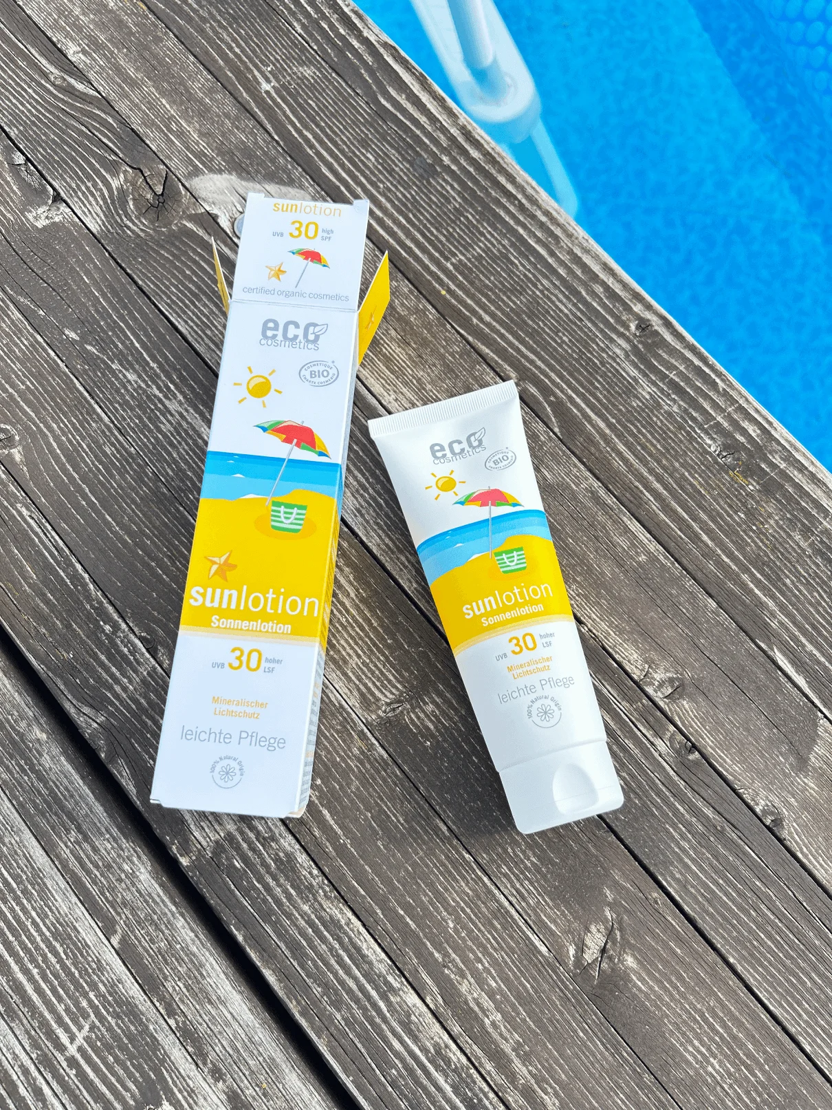 Eco Cosmetics Naptej SPF 30 BIO (125 ml) - cink-oxiddal