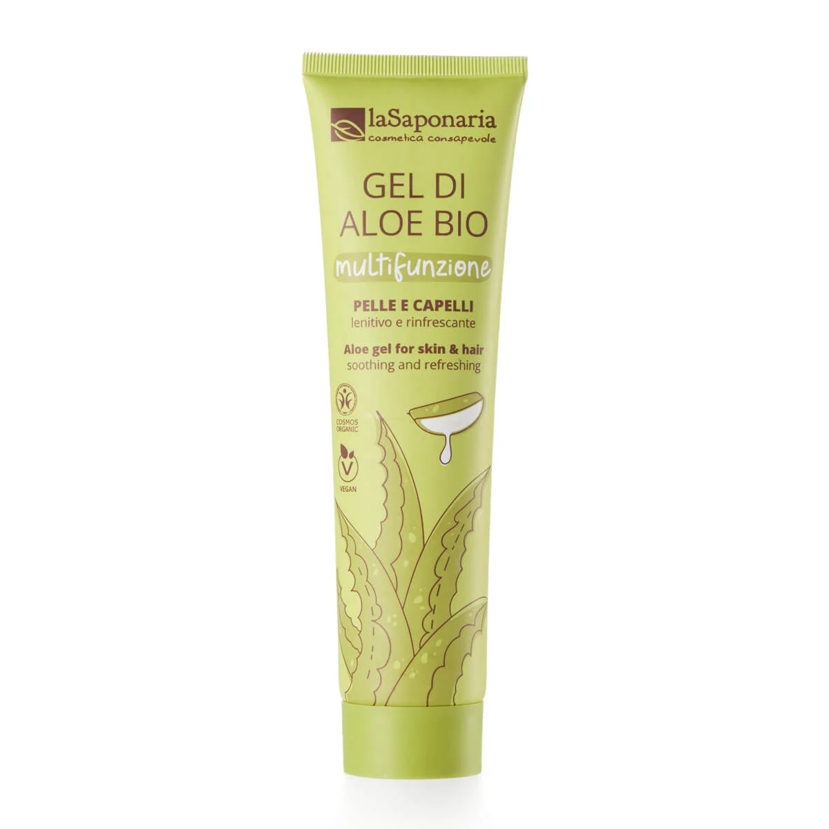 laSaponaria Aloe vera gél testre és hajra BIO (150 ml) - univerzális segítőtárs