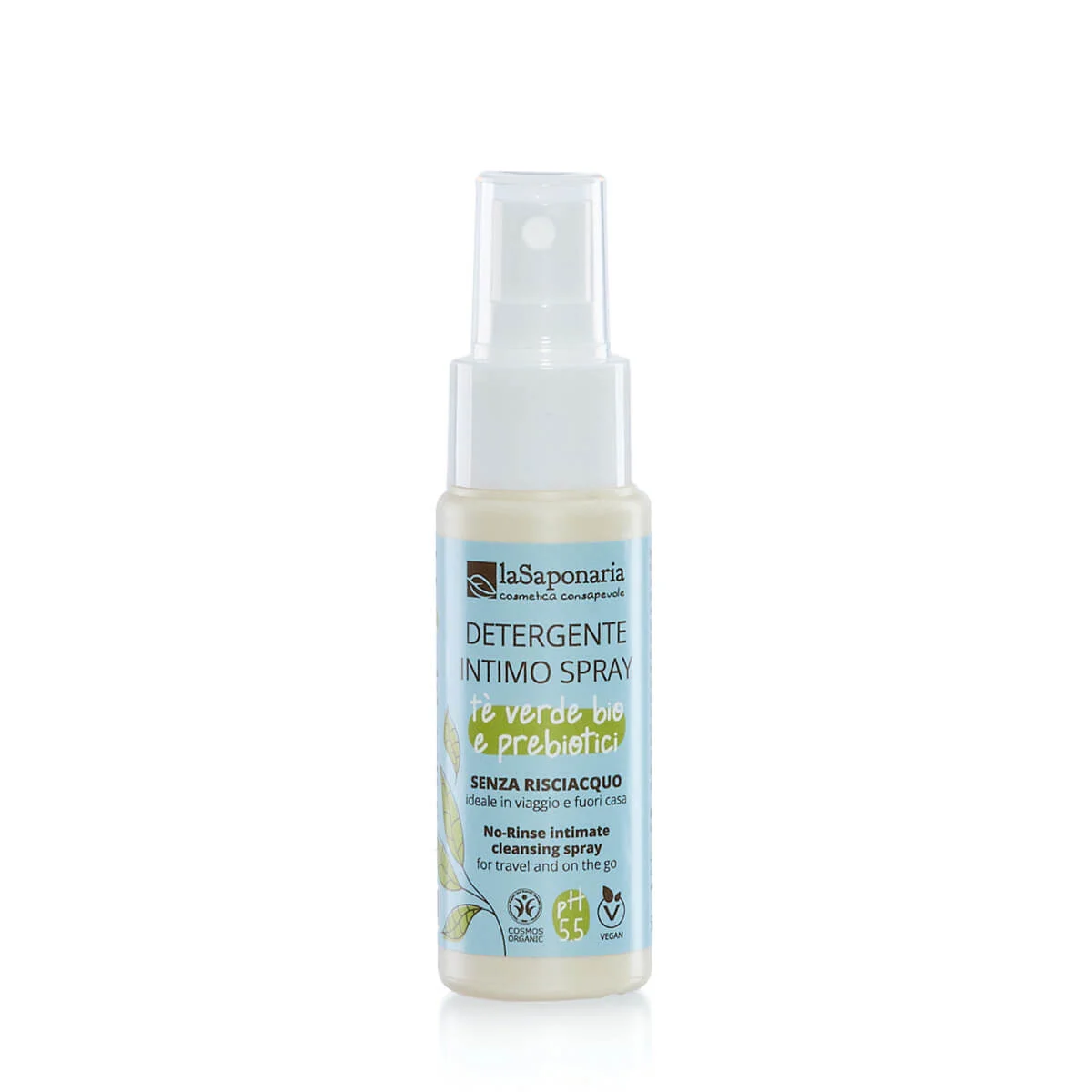 laSaponaria Öblítés nélküli intim spray BIO zöld teával (50 ml) - gyors intim tisztaság bármikor és bárhol