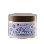 laSaponaria No yellow hajmaszk ősz hajra Amlával és áfonyával (200 ml) – semlegesíti a sárgás árnyalatokat