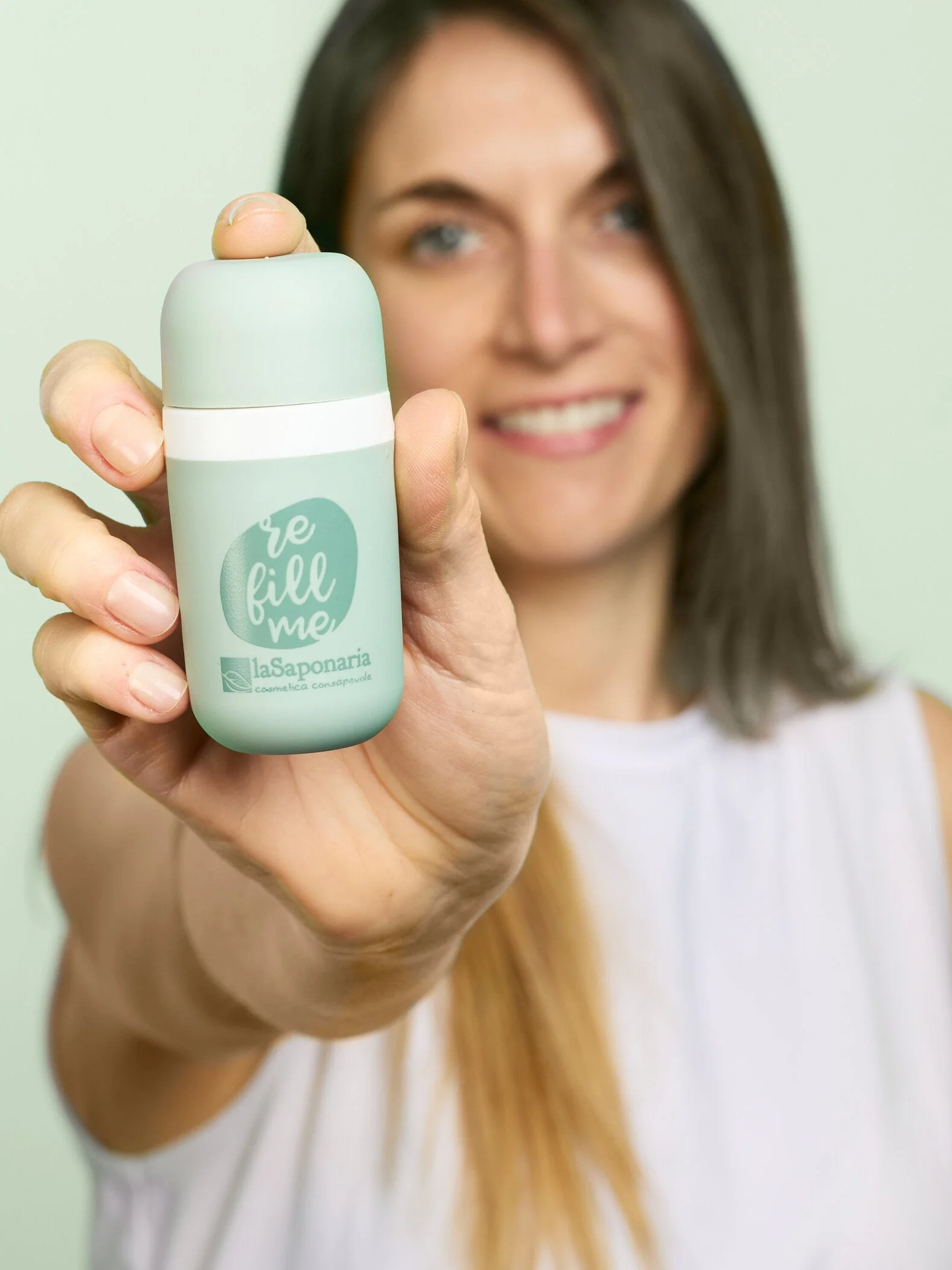 laSaponaria Grace roll-on dezodor utántöltő - illatmentes BIO (40 ml) - érzékeny bőrre