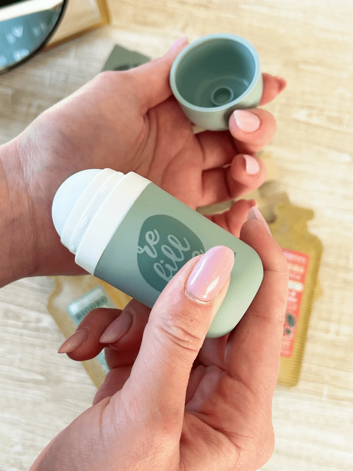 laSaponaria Grace roll-on dezodor utántöltő - illatmentes BIO (40 ml) - érzékeny bőrre