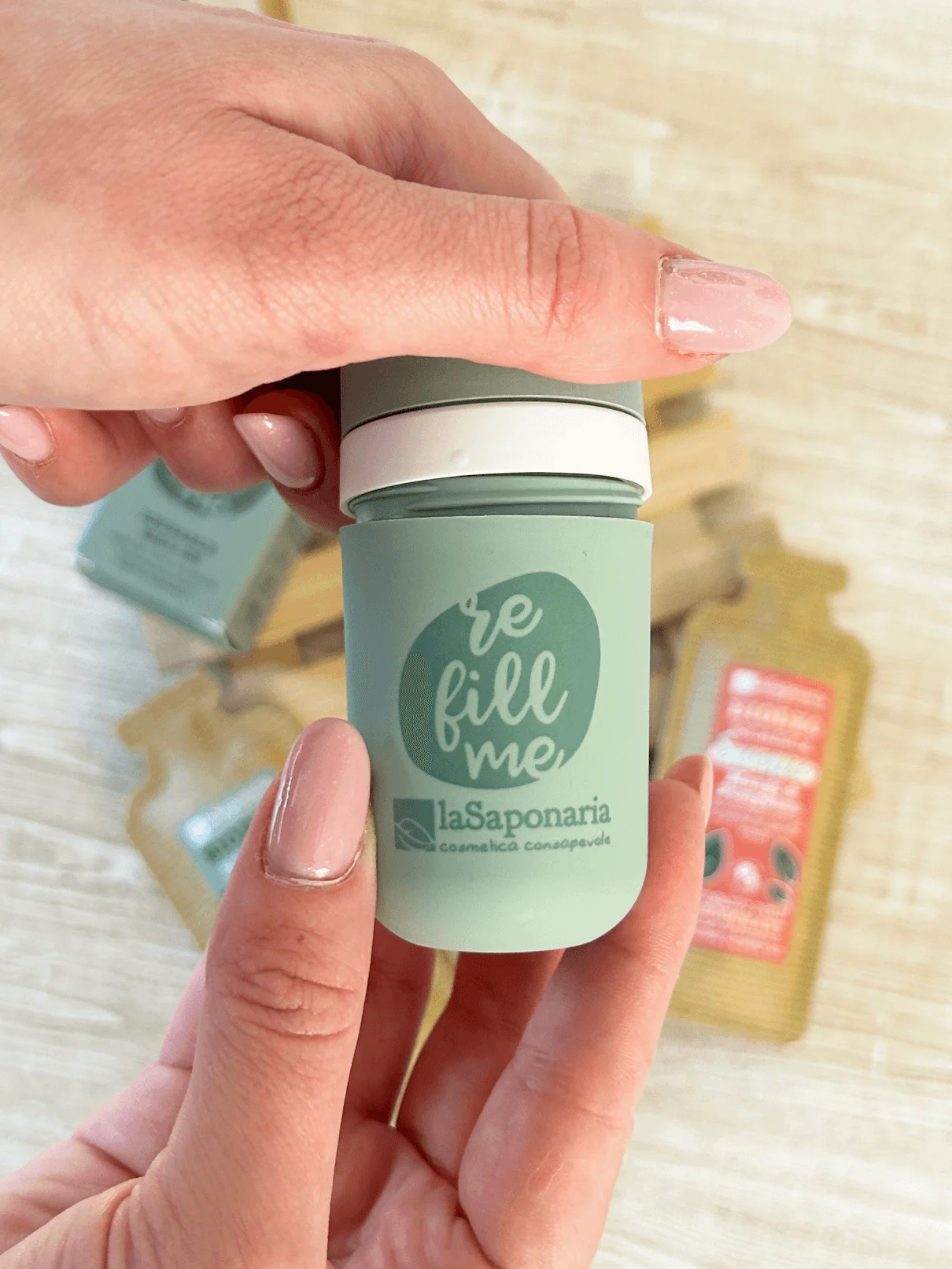 laSaponaria Sunrise roll-on dezodor utántöltő - BIO mangó és grépfrút (40 ml) - trópusi illat