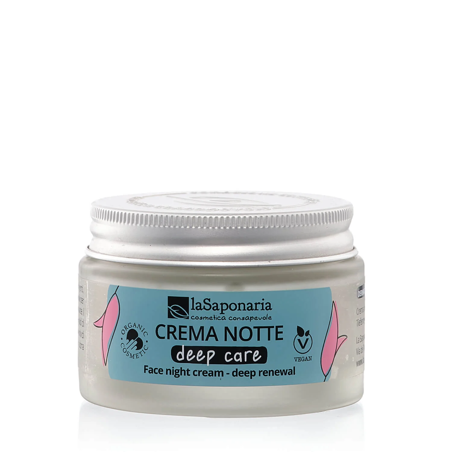 laSaponaria Deep Care éjszakai arckrém érett bőrre BIO (50 ml) - mélyreható regeneráció alvás közben
