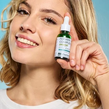 laSaponaria Arcszérum - Fermentált BIO-komplex (30 ml) - a rugalmasabb, ragyogóbb és simább arcbőrért
