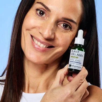 laSaponaria Arcszérum - BIO növényi kollagén (30 ml) - a simább és feszesebb arcbőrért
