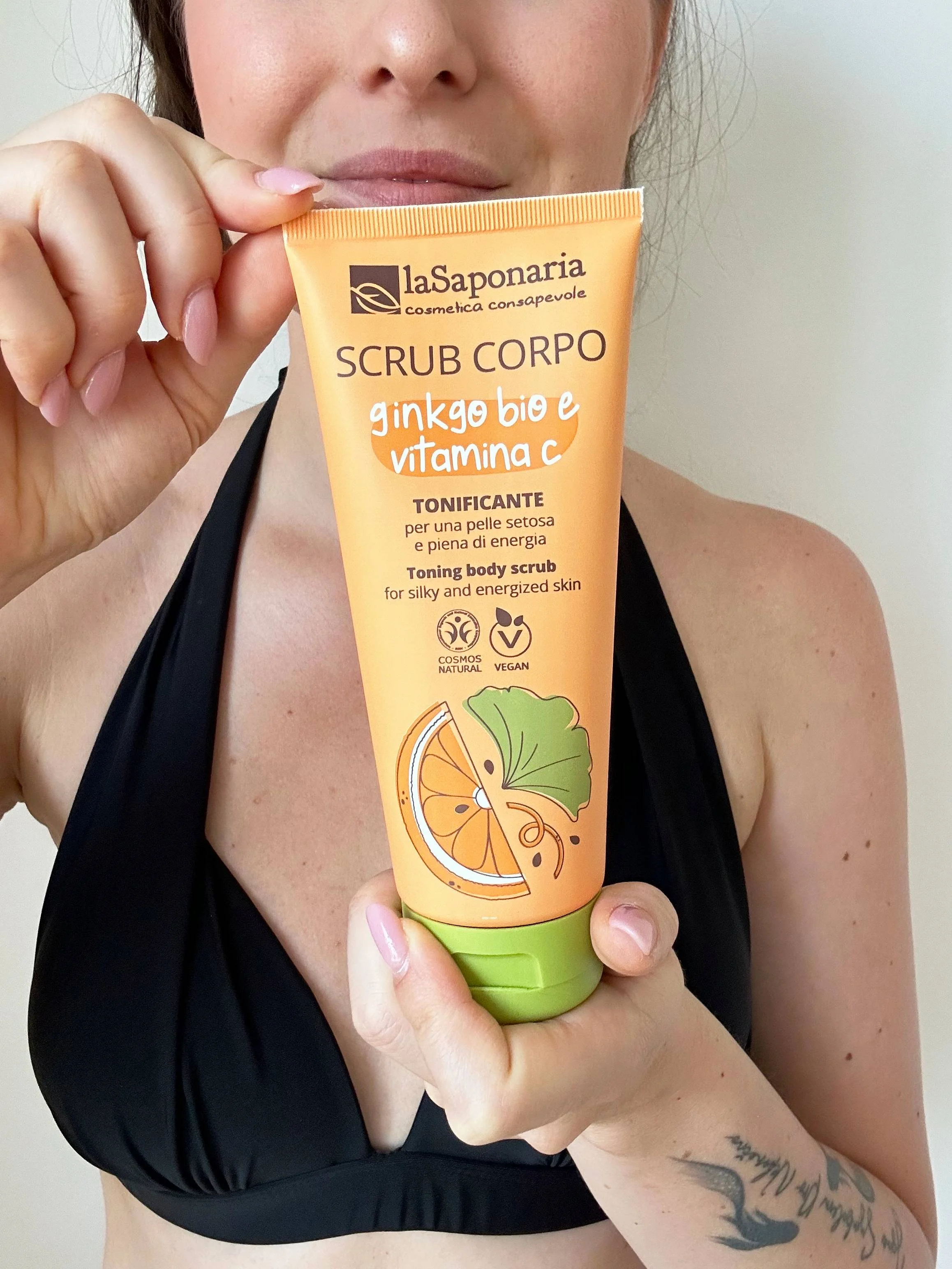 laSaponaria Testradír BIO ginkgo bilobával és C-vitaminnal 200 ml - a puha és ragyogó bőrért