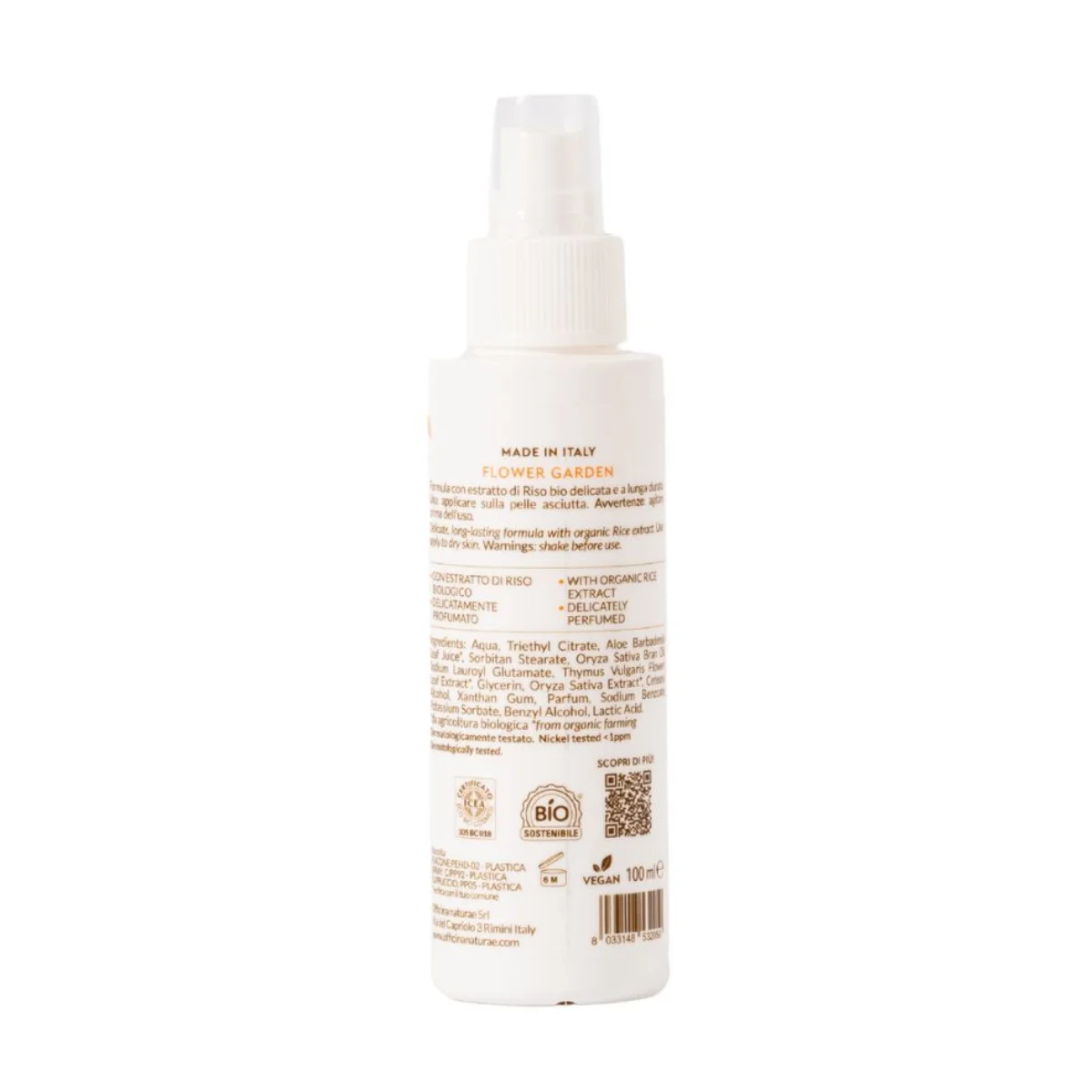 Officina Naturae Spray dezodor - Garden in Bloom (100 ml) - semlegesíti a kellemetlen szagokat és friss illatot ad