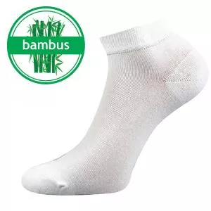 Lonka Bambusz zokni alacsony fehér