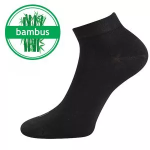 Lonka Bambusz zokni alacsony fekete