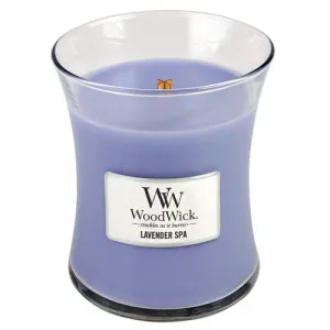 WoodWick WoodWick Lavender Spa vonná svíčka s dřevěným knotem pro ženy