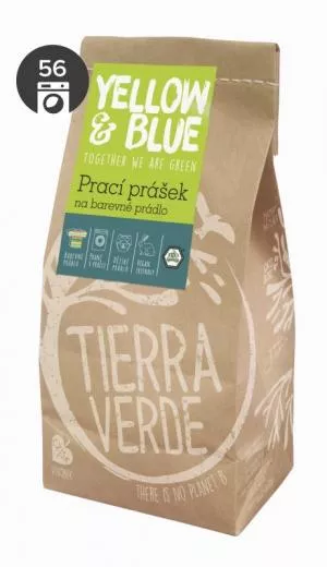 Tierra Verde Mosópor színes mosáshoz (papírzacskó 850 g)