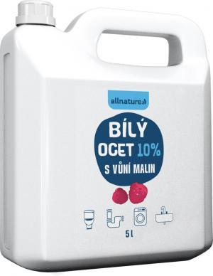 Allnature Fehér ecet 10% málna aromával 5000 ml