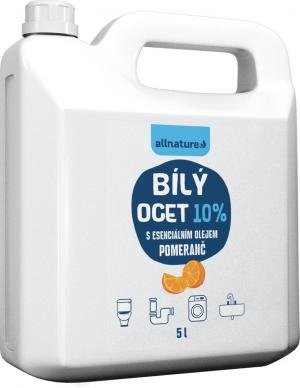 Allnature Fehér ecet 10% narancs illattal 5000 ml