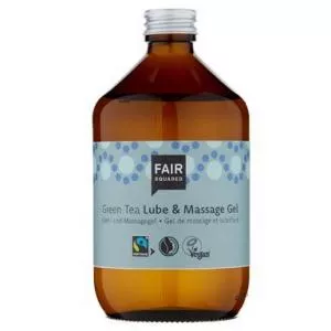 Fair Squared Kenő- és masszázsgél zöld teával (500 ml) - vegán és fair trade