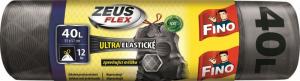 Zeus FLEX 32 μm visszahúzható szemeteszsákok - 40 l (12 db)