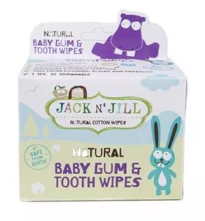 Jack n Jill Gyermek nedves törlőkendő ínyre és fogakra (25 db)