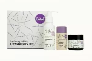 Kvitok Levendula Dream ajándékcsomag - tusfürdő, dezodor és testápoló krém
