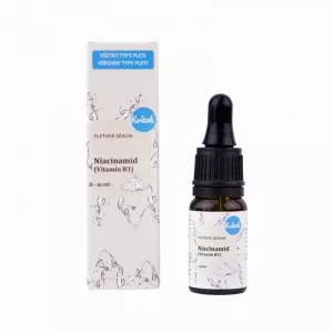 Kvitok Arcszérum - Niacinamid (B3-vitamin) (10 ml) - pattanásos, érzékeny és érett bőrre.