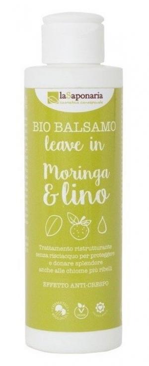 Öblítésmentes kondicionáló moringa és lenmagolajjal BIO (150 ml)