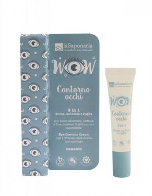 Eye Contouring Cream 3 in 1 BIO (15 ml) - a szem alatti ráncok, karikák és táskák ellen.