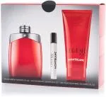 Montblanc Legend Red EDP 100 ml + EDP MINI 7,5 ml + SG testre és hajra 100 ml M