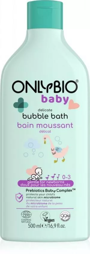 OnlyBio Gyengéd fürdőhab csecsemőknek (500 ml)