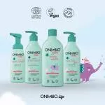 OnlyBio Gyengéd sampon 3 éves kortól (300 ml) - nem tömíti el és nem csípi a szemet.