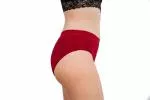 Pinke Welle Menstruációs Bugyi Bikini Red - Medium - 100 napos visszatérési politika és könnyű menstruáció (S)