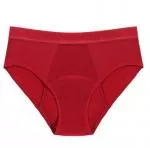 Pinke Welle Menstruációs Bugyi Bikini Red - Medium - 100 napos visszatérési politika és könnyű menstruáció (S)