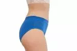 Pinke Welle Menstruációs bugyi Bikini kék - közepes kék - htr. és könnyű menstruáció (S)