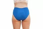 Pinke Welle Menstruációs bugyi Bikini kék - közepes kék - htr. és könnyű menstruáció (S)