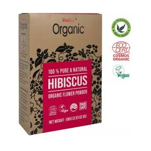 Radico Gyógynövényes kezelés BIO (100 g) - Hibiszkusz - őszülés és hajhullás ellen