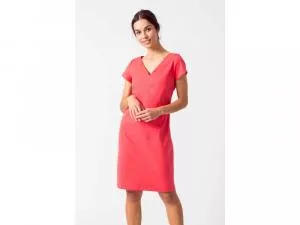 SKFK Uguzne Women Dress Strawberry Pink