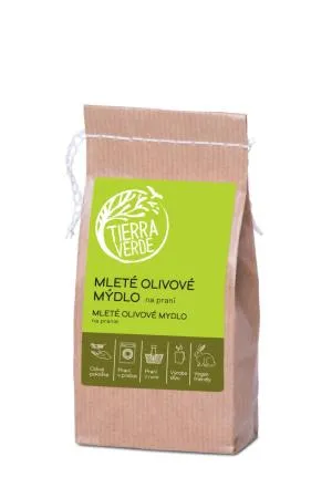 Tierra Verde Olívaolajból készült őrölt mosószappan (200 g) - még a legfinomabb vászonhoz is.