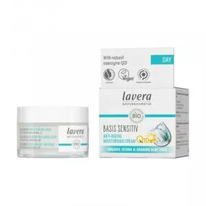 Lavera Basis Sensitiv öregedésgátló hidratáló arckrém Q10-el 50ml