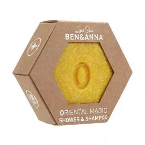 Ben & Anna Tápláló szilárd sampon hajra és testre 2in1 - Kelet varázsa (60 g)